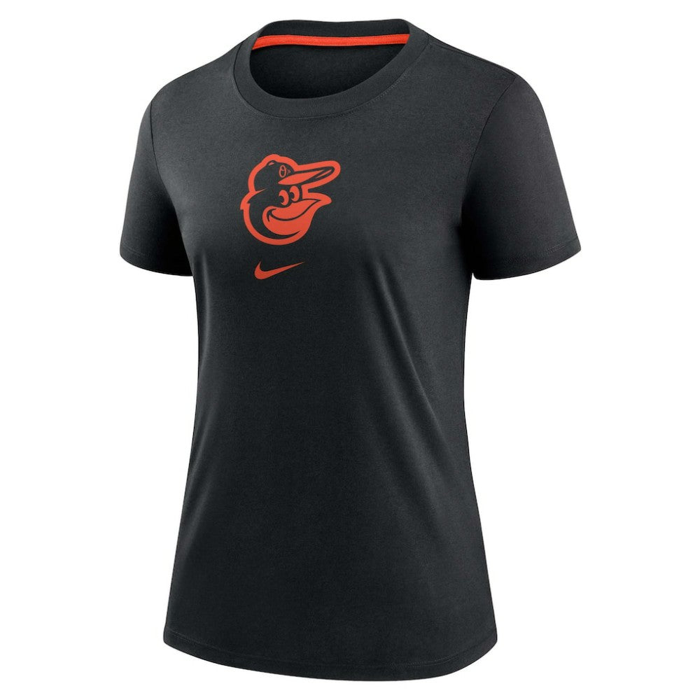 MLB Baltimore Orioles Nike Women's Authentic Collection Early Work Tri-Blend T-Shirt