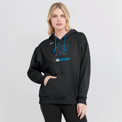 MLB Miami Marlins Nike Women's Authentic Collection Therma-FIT Hoodie