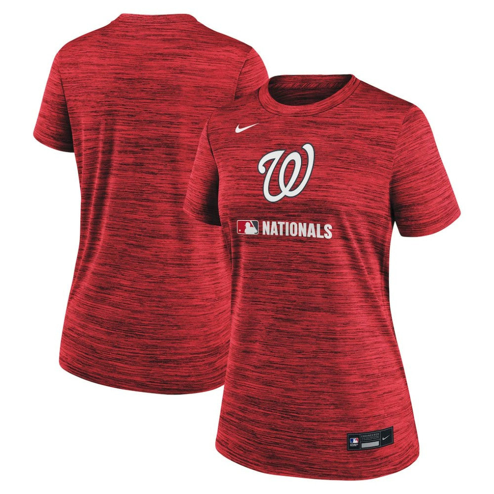 MLB Washington Nationals Nike Women's Authentic Collection Velocity Dri-FIT T-Shirt