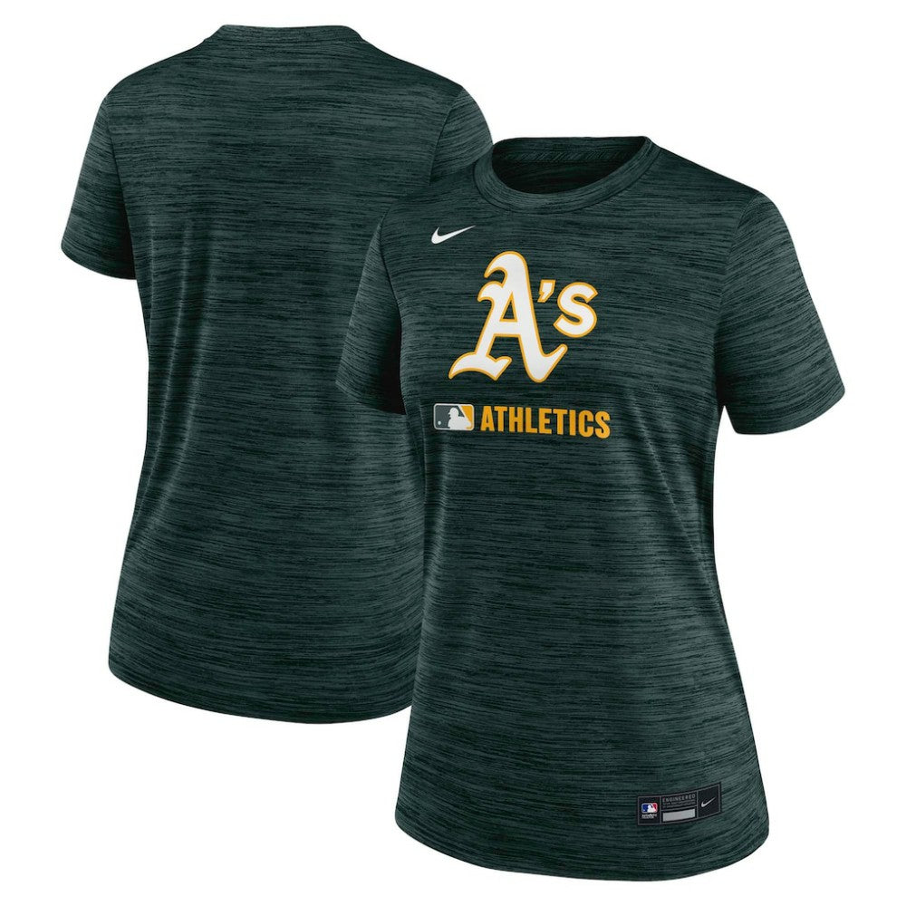MLB Athletics Nike Women's Authentic Collection Velocity Dri-FIT T-Shirt