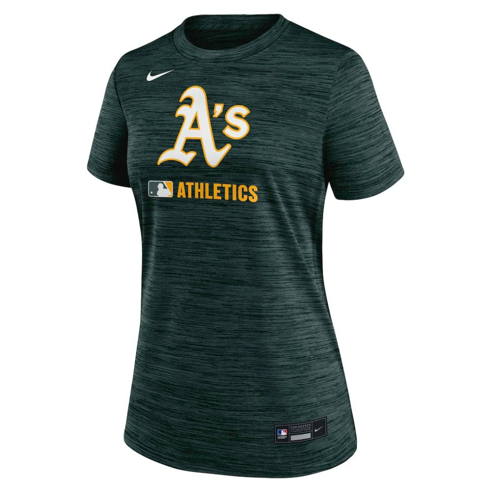 MLB Athletics Nike Women's Authentic Collection Velocity Dri-FIT T-Shirt