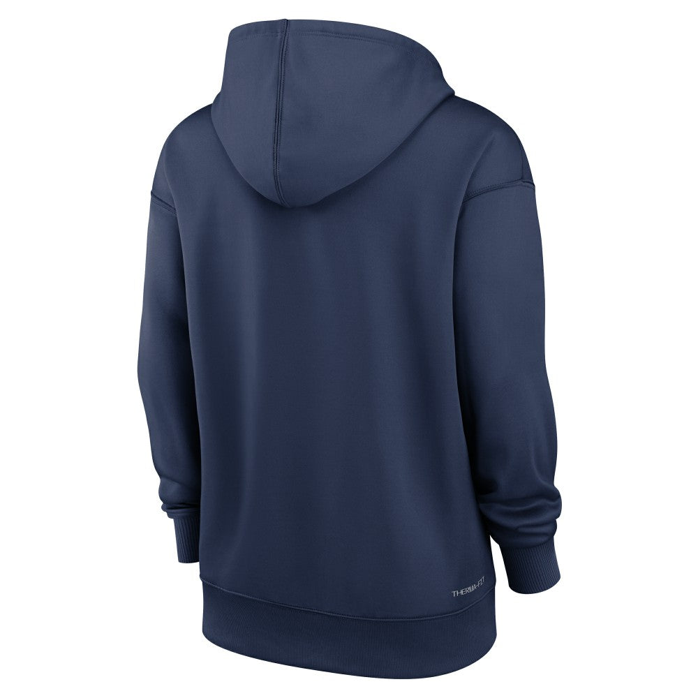 MLB Los Angeles Angels Nike Women's Authentic Collection Lockup Alternate Logo Therma Hoodie