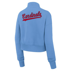 MLB St. Louis Cardinals Nike Women's Cooperstown Collection Phoenix Fleece Half-Zip Sweatshirt