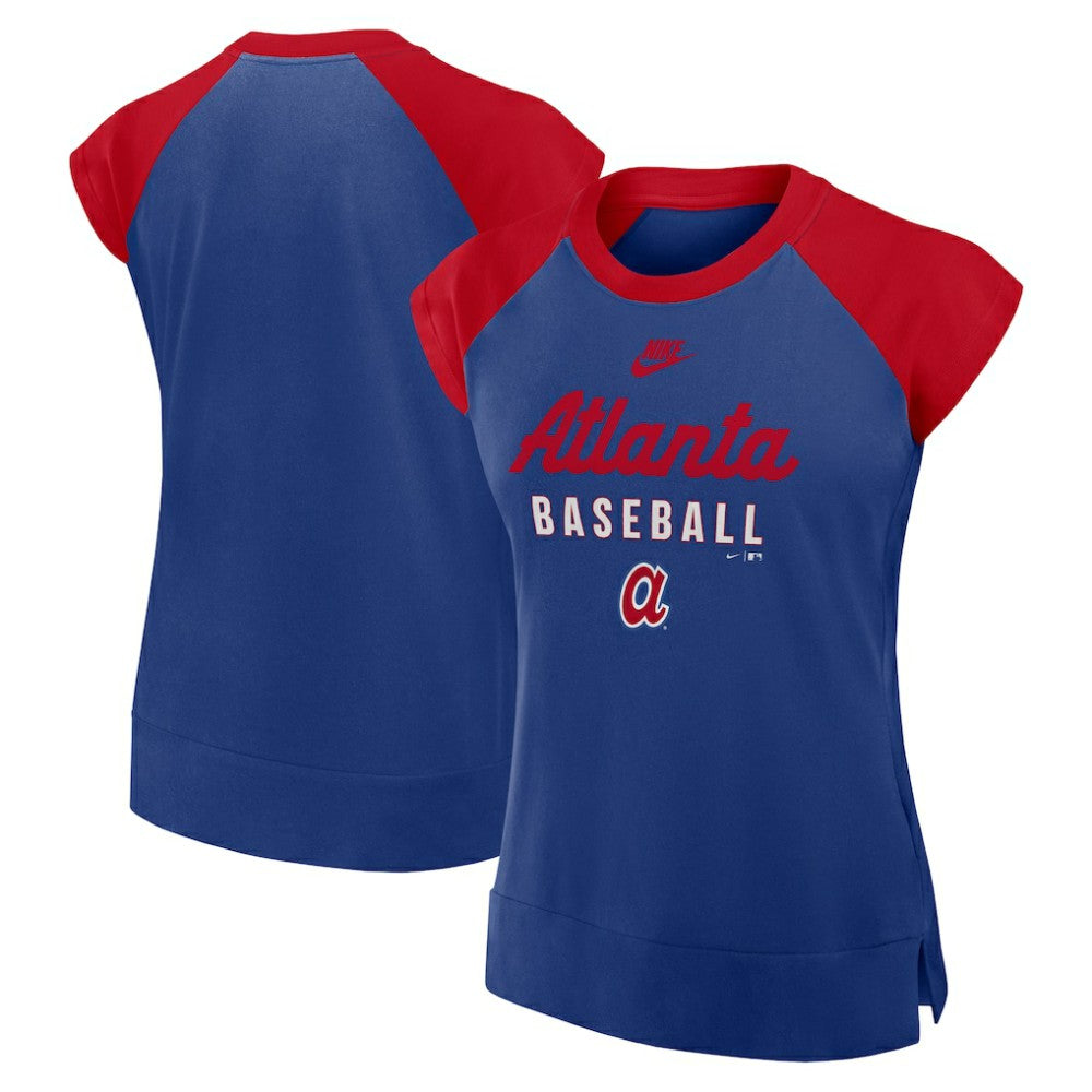 MLB Atlanta Braves Nike Women's Cooperstown Collection Raglan Dri-FIT T-Shirt