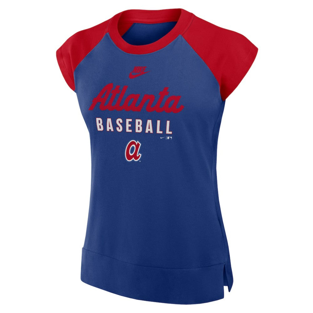 MLB Atlanta Braves Nike Women's Cooperstown Collection Raglan Dri-FIT T-Shirt
