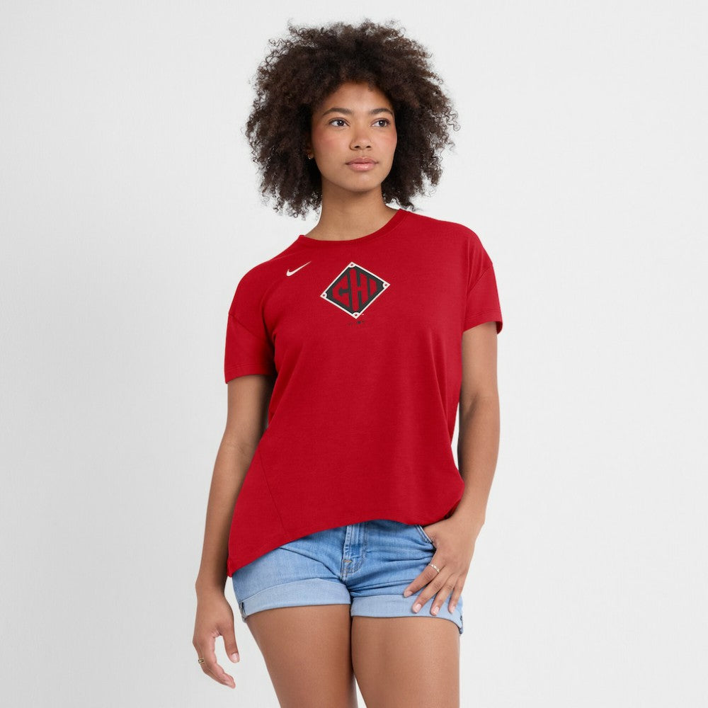 MLB Chicago White Sox Nike Women's 2025 City Connect Flowy Fashion Tri-Blend Dri-FIT T-Shirt