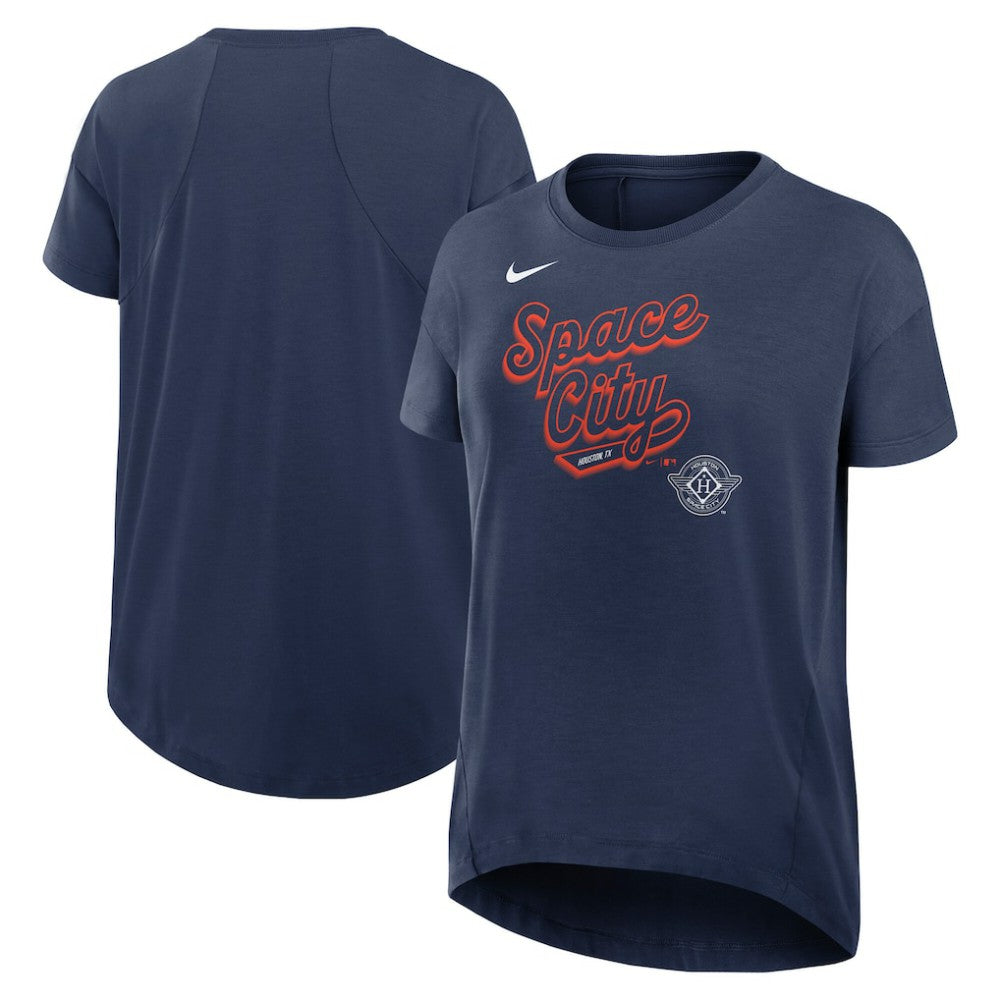 MLB Houston Astros Nike Women's 2025 City Connect Flowy Fashion Tri-Blend Dri-FIT T-Shirt