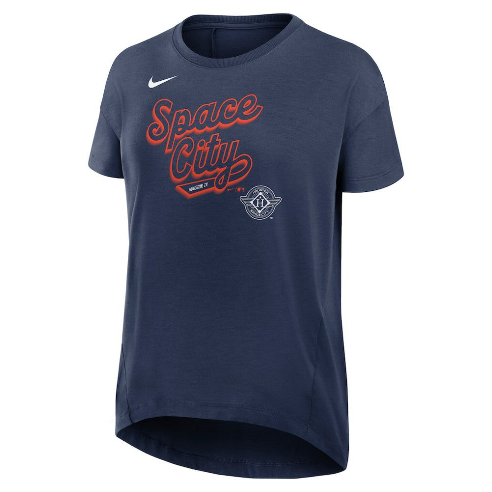MLB Houston Astros Nike Women's 2025 City Connect Flowy Fashion Tri-Blend Dri-FIT T-Shirt