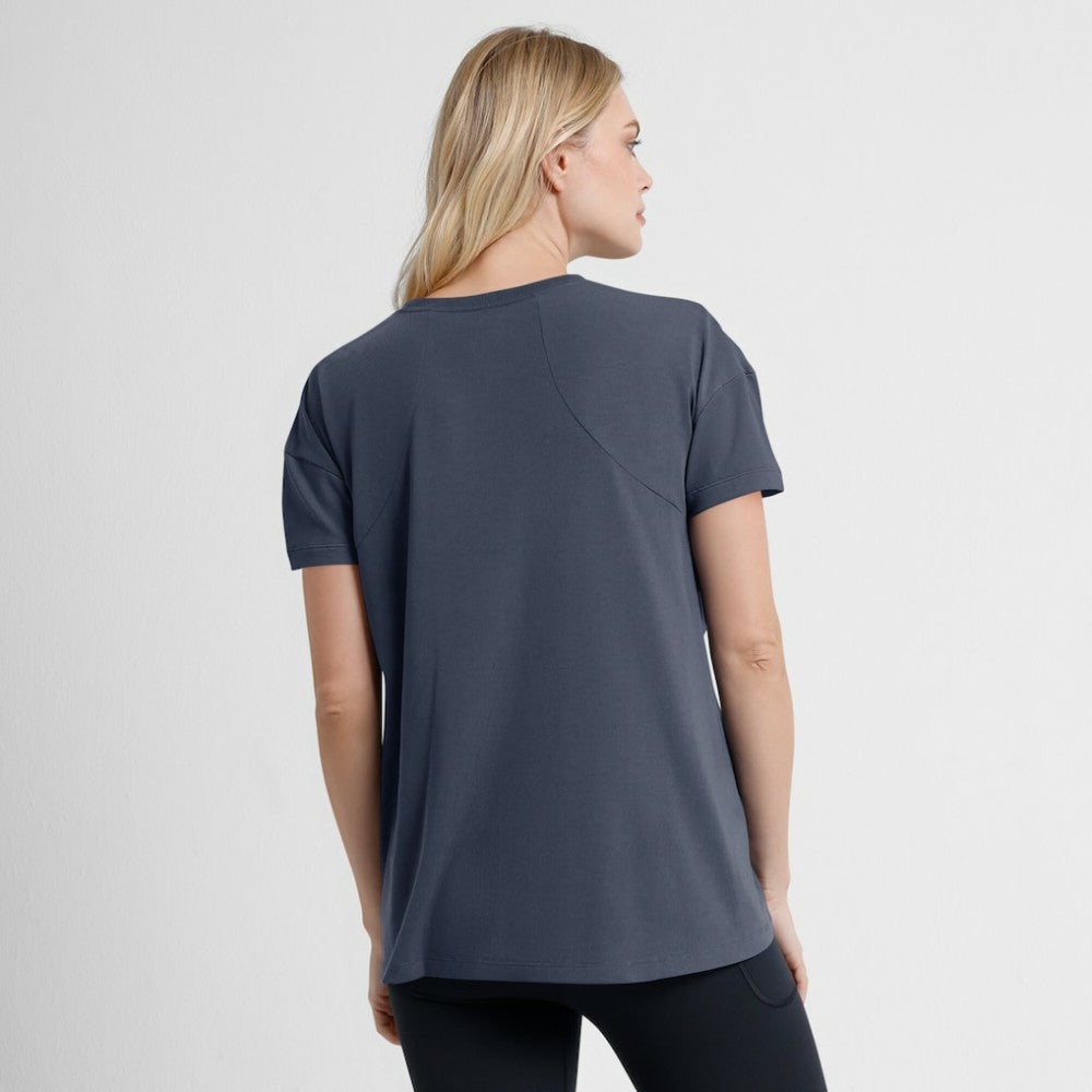 MLB Los Angeles Dodgers Nike Women's 2025 City Connect Flowy Fashion Tri-Blend Dri-FIT T-Shirt