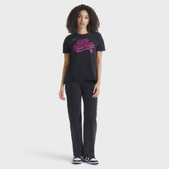 MLB Miami Marlins Nike Women's 2025 City Connect Flowy Fashion Tri-Blend Dri-FIT T-Shirt