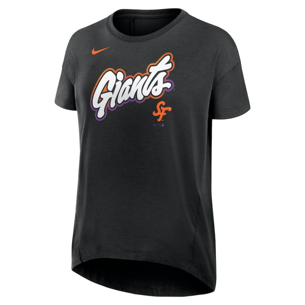 MLB San Francisco Giants Nike Women's 2025 City Connect Flowy Fashion Tri-Blend Dri-FIT T-Shirt