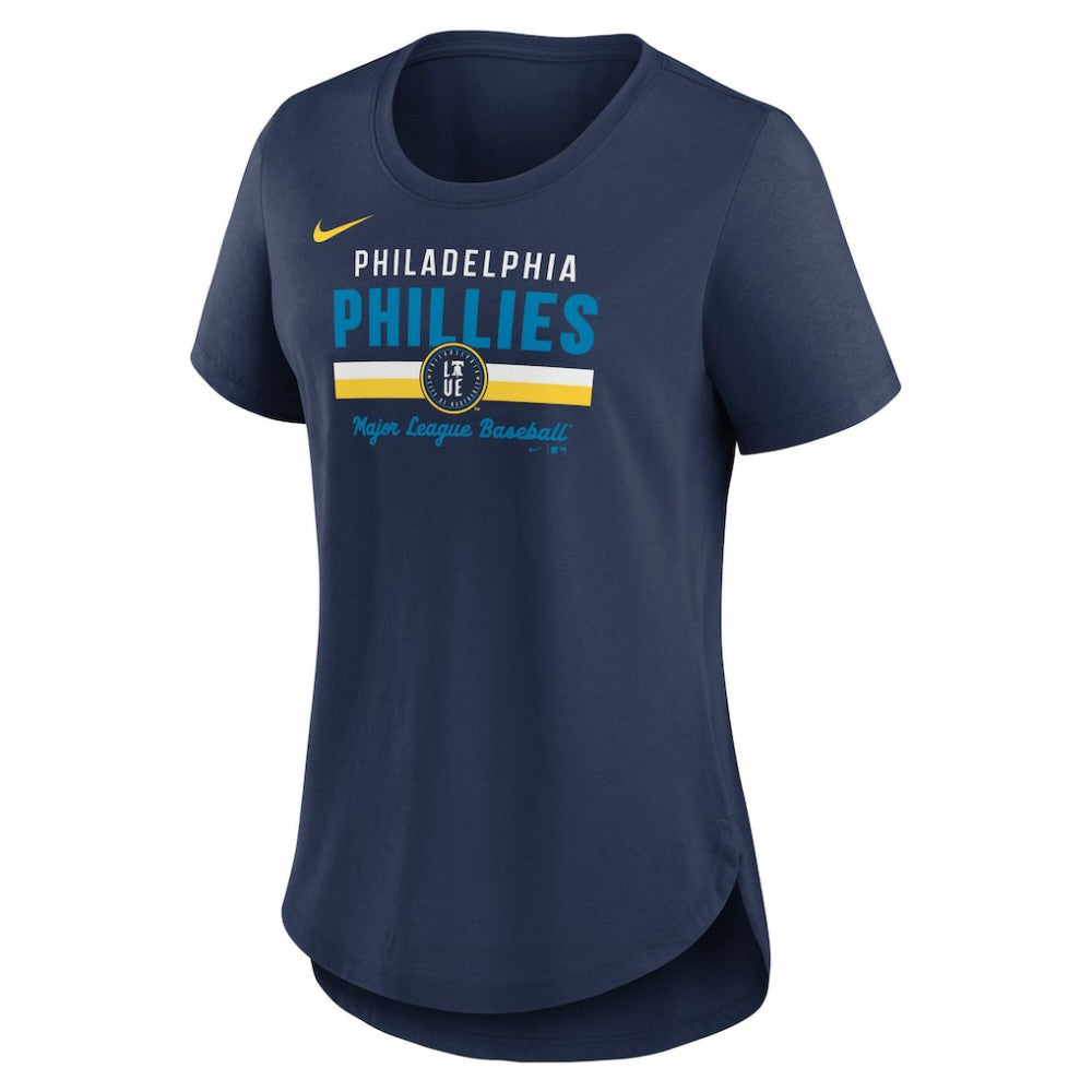 MLB Philadelphia Phillies Nike Women's City Connect Lockup Tri-Blend T-Shirt