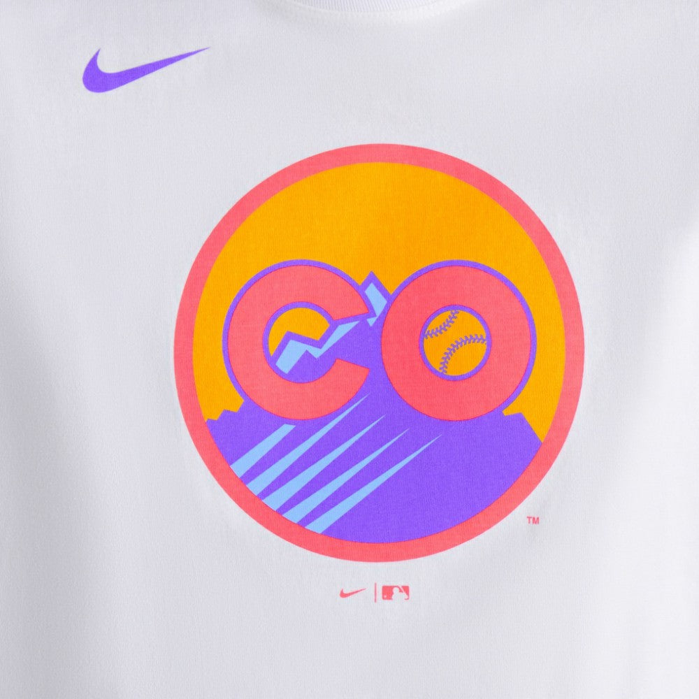 MLB Colorado Rockies Nike Women's 2025 City Connect Logo Boxy T-Shirt