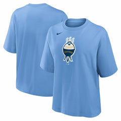 MLB Milwaukee Brewers Nike Women's City Connect Logo Boxy T-Shirt