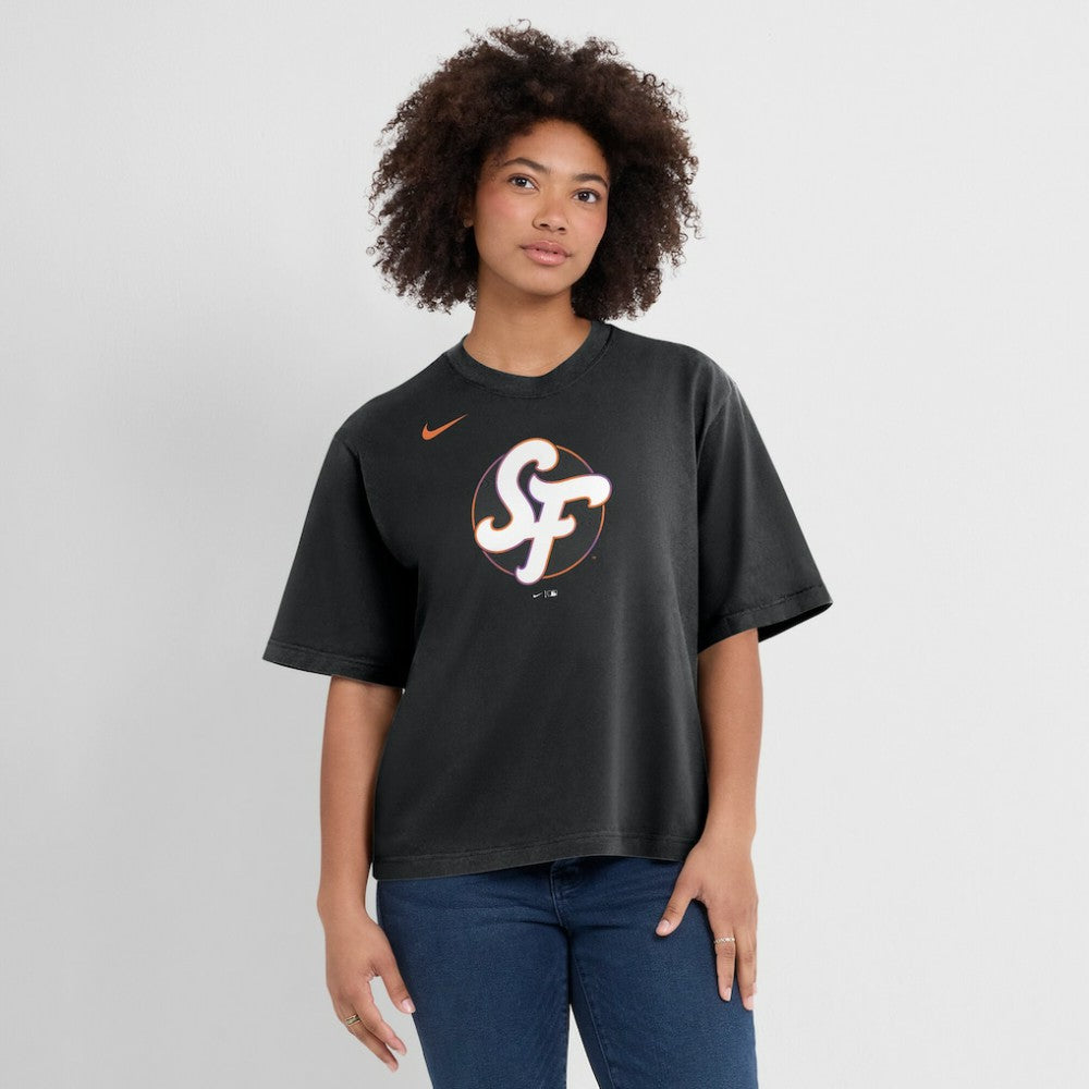 MLB San Francisco Giants Nike Women's 2025 City Connect Logo Boxy T-Shirt