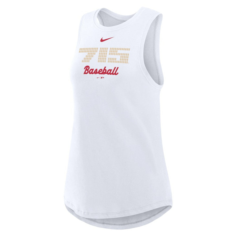 MLB Atlanta Braves Nike Women's City Connect Tricode High Neck Dri-FIT Tank Top