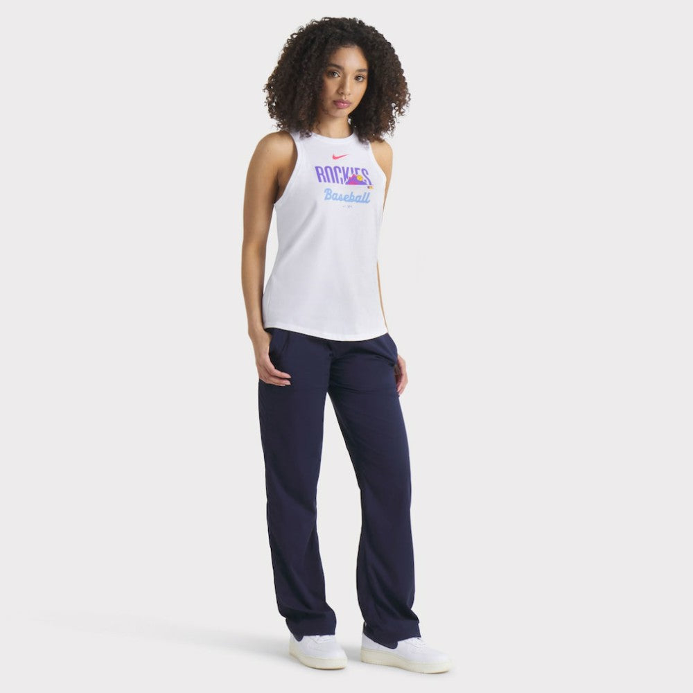 MLB Colorado Rockies Nike Women's City Connect Tricode High Neck Dri-FIT Tank Top