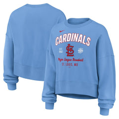MLB St. Louis Cardinals Nike Women's Oversized High Hip Pullover Sweatshirt