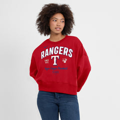 MLB Texas Rangers Nike Women's Oversized High Hip Pullover Sweatshirt
