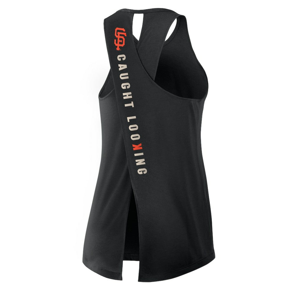 MLB San Francisco Giants Nike Open-Back Crisscross Dri-FIT Tank Top