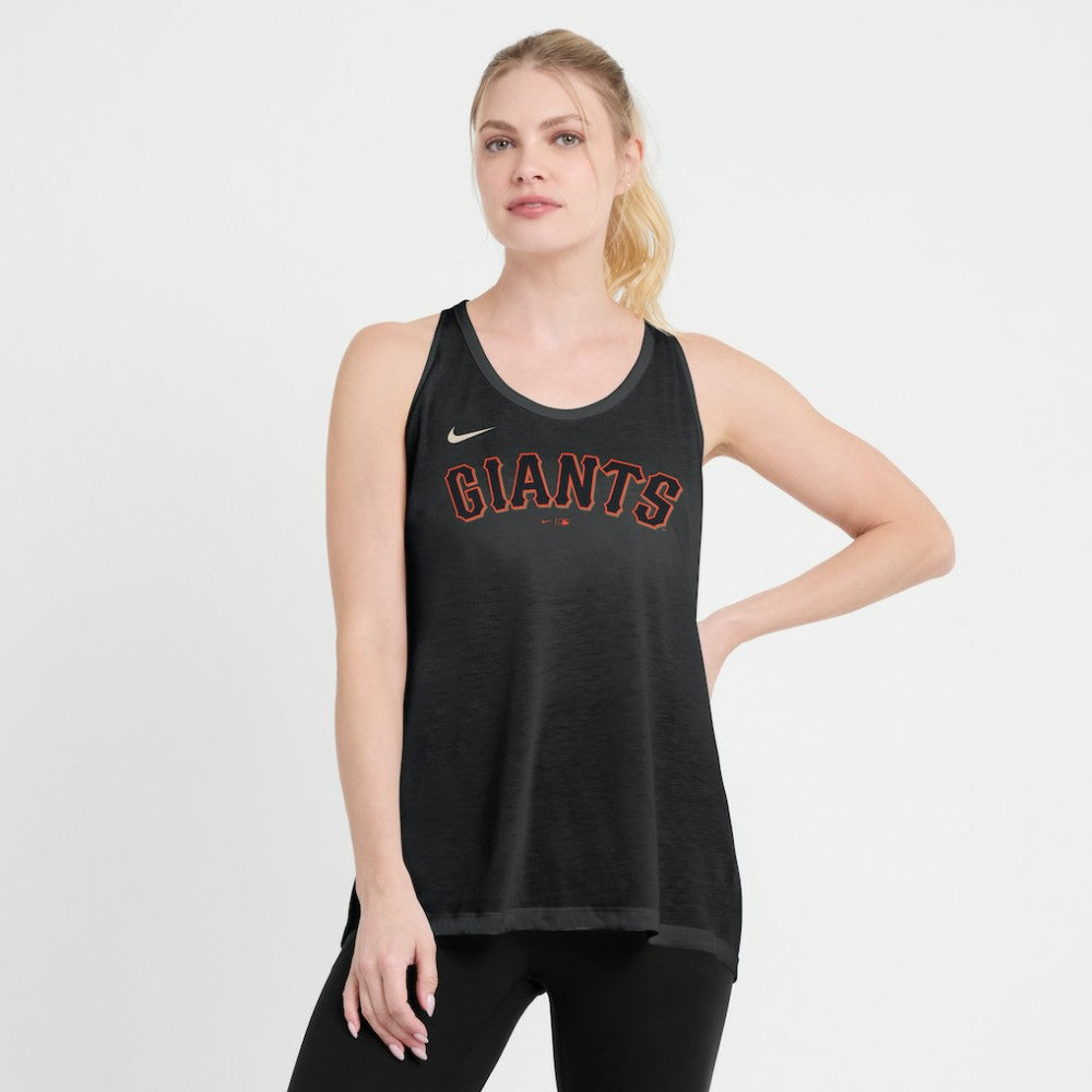 MLB San Francisco Giants Nike Open-Back Crisscross Dri-FIT Tank Top