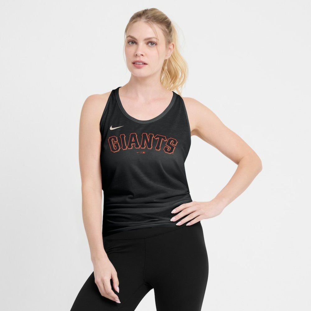 MLB San Francisco Giants Nike Open-Back Crisscross Dri-FIT Tank Top