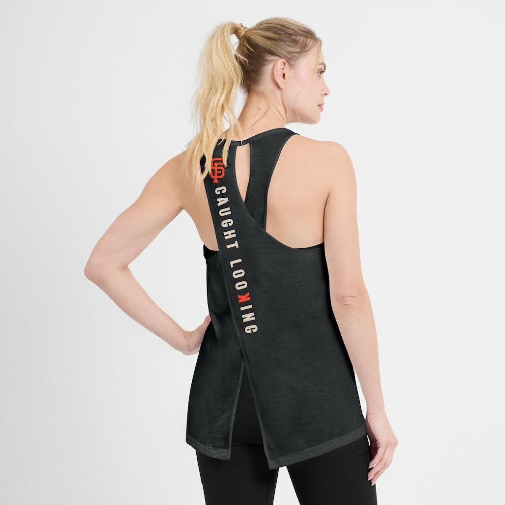 MLB San Francisco Giants Nike Open-Back Crisscross Dri-FIT Tank Top