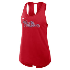 MLB Philadelphia Phillies Nike Open-Back Crisscross Dri-FIT Tank Top
