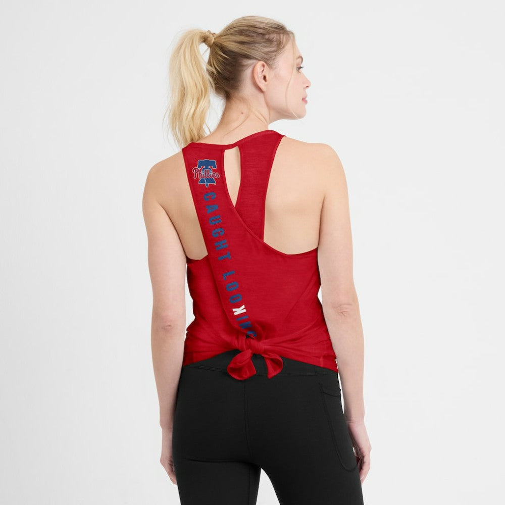MLB Philadelphia Phillies Nike Open-Back Crisscross Dri-FIT Tank Top