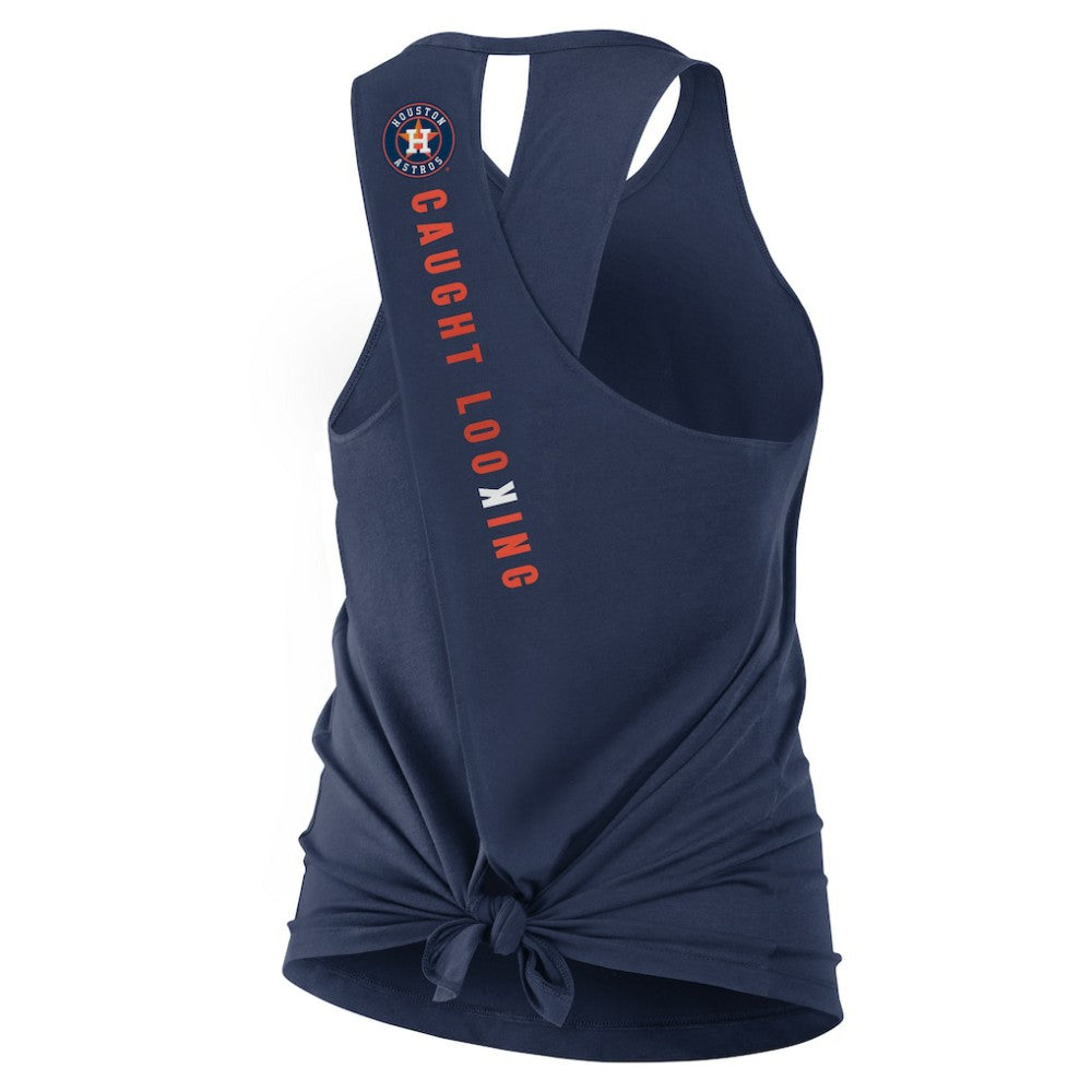 MLB Houston Astros Nike Open-Back Crisscross Dri-FIT Tank Top