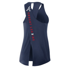 MLB Atlanta Braves Nike Open-Back Crisscross Dri-FIT Tank Top