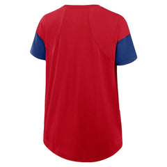 MLB Philadelphia Phillies Nike Women's Flowy Fashion Tri-Blend Dri-FIT T-Shirt