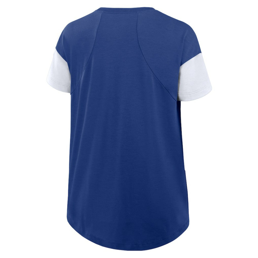 MLB Los Angeles Dodgers Nike Women's Flowy Fashion Tri-Blend Dri-FIT T-Shirt
