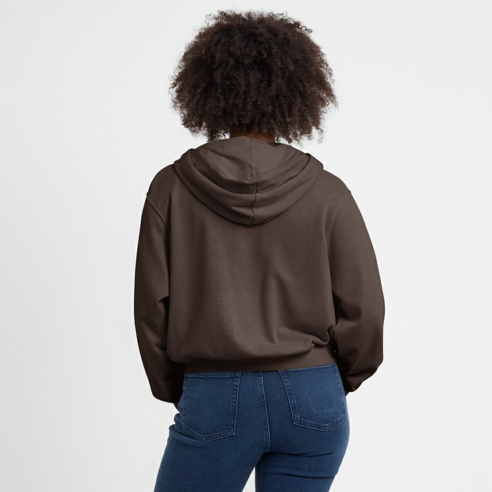 MLB San Diego Padres Nike Women's Cropped Chill Full-Zip Hoodie