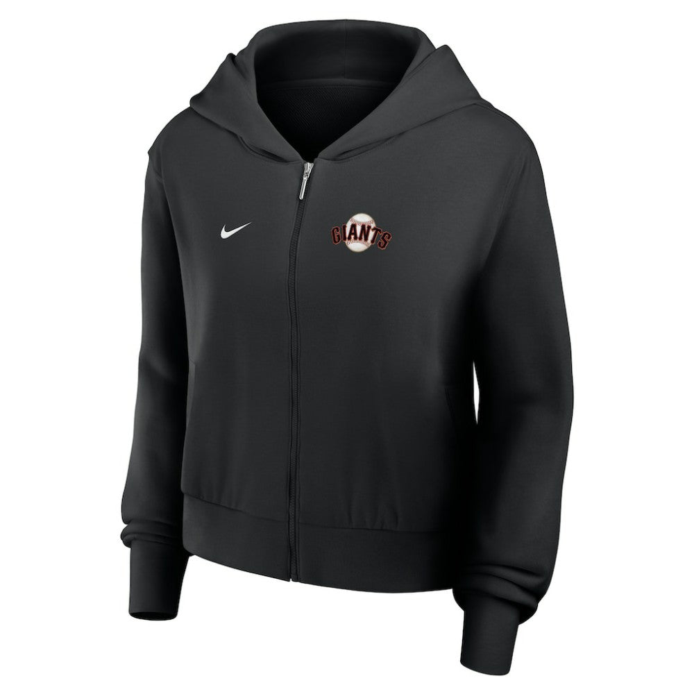 MLB San Francisco Giants Nike Women's Cropped Chill Full-Zip Hoodie