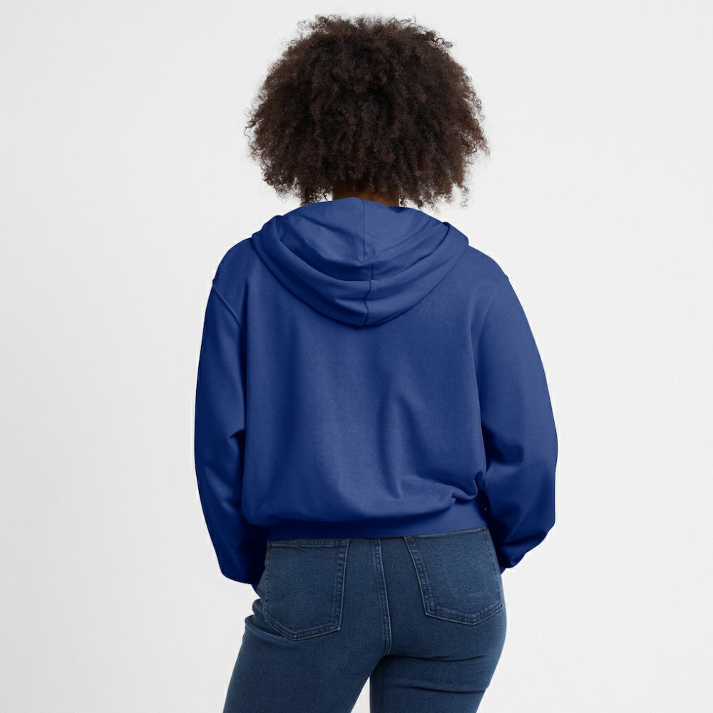 MLB Chicago Cubs Nike Women's Cropped Chill Full-Zip Hoodie