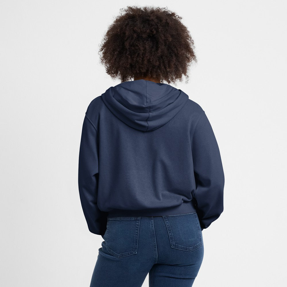MLB Cleveland Guardians Nike Women's Cropped Chill Full-Zip Hoodie