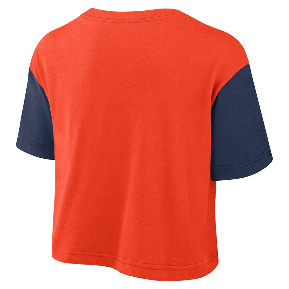 MLB Houston Astros Nike Women's Script Dri-FIT Cropped T-Shirt