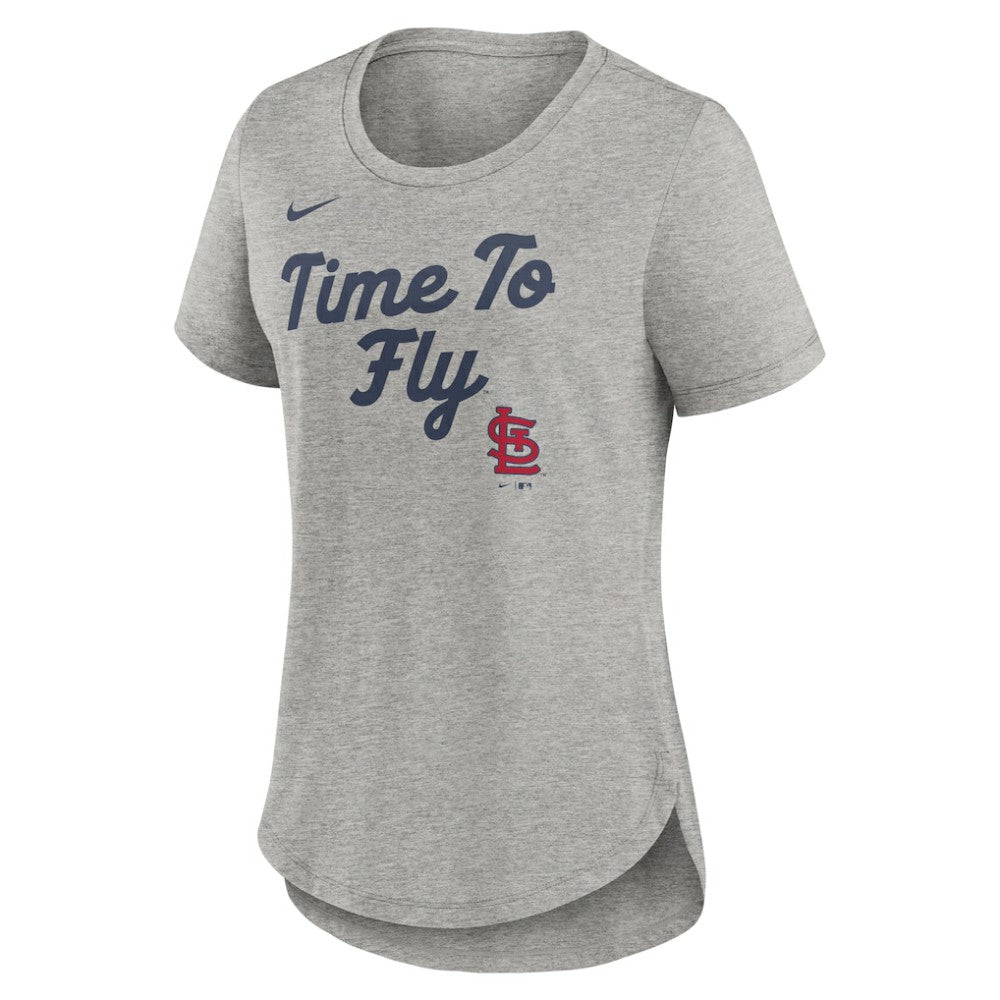 MLB St. Louis Cardinals Nike Women's Script Tri-Blend T-Shirt