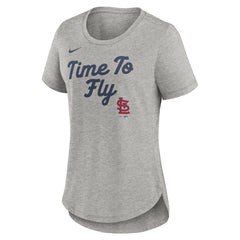 MLB St. Louis Cardinals Nike Women's Script Tri-Blend T-Shirt