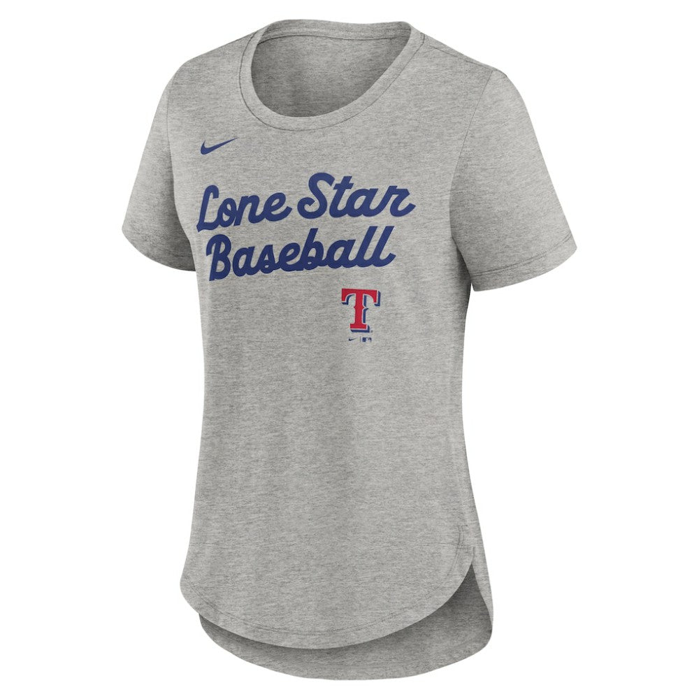 MLB Texas Rangers Nike Women's Script Tri-Blend T-Shirt