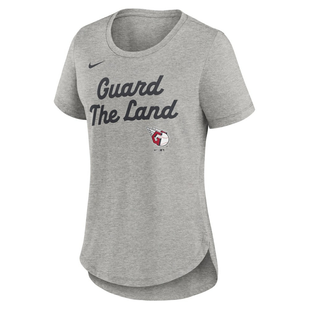 MLB Cleveland Guardians Nike Women's Script Tri-Blend T-Shirt