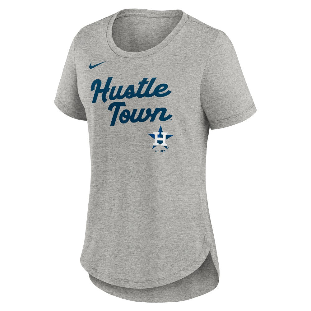 MLB Houston Astros Nike Women's Script Tri-Blend T-Shirt