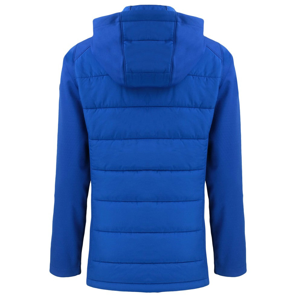 MLB Kansas City Royals Cutter & Buck Women's  Evoke Hybrid Eco Softshell Recycled Full-Zip Hoodie Jacket