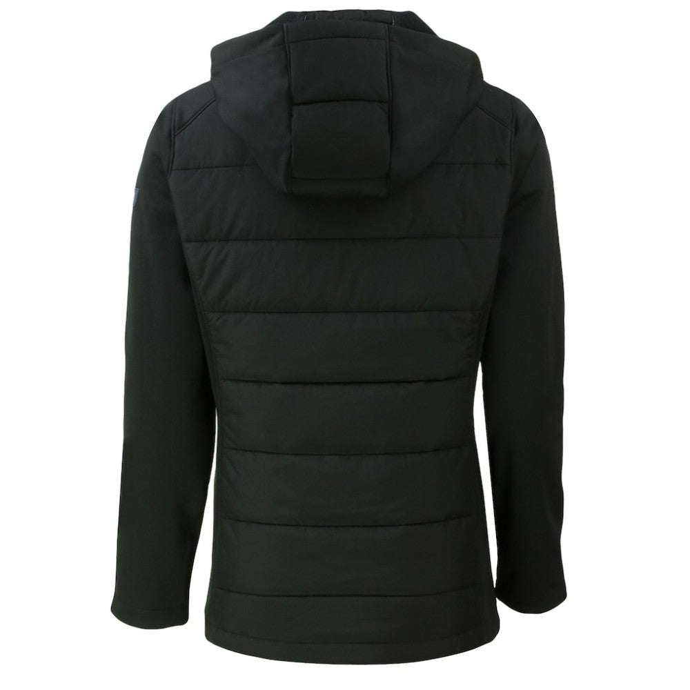 MLB San Francisco Giants Cutter & Buck Women's  Evoke Hybrid Eco Softshell Recycled Full-Zip Hoodie Jacket
