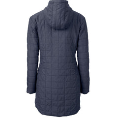 MLB Kansas City Royals Cutter & Buck Women's Rainier Primaloft Eco Insulated Hooded Full-Zip Long Coat