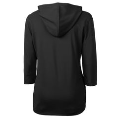 MLB Pittsburgh Pirates Cutter & Buck Women's  DryTec Virtue Eco Pique Recycled 3/4-Sleeve Half-Zip Pullover Hoodie