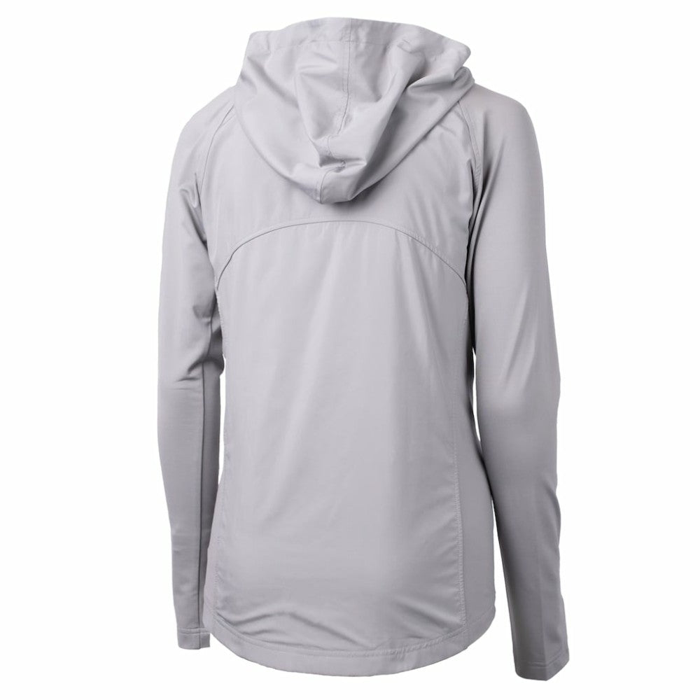 MLB Los Angeles Dodgers Cutter & Buck Women's  Adapt Eco Knit Hybrid Recycled Full-Zip Hoodie