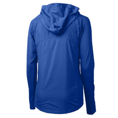 MLB Los Angeles Dodgers Cutter & Buck Women's  Adapt Eco Knit Hybrid Recycled Full-Zip Hoodie