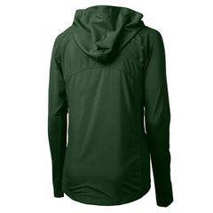 MLB Athletics Cutter & Buck Women's Adapt Eco Knit Hybrid Recycled Full-Zip Hoodie